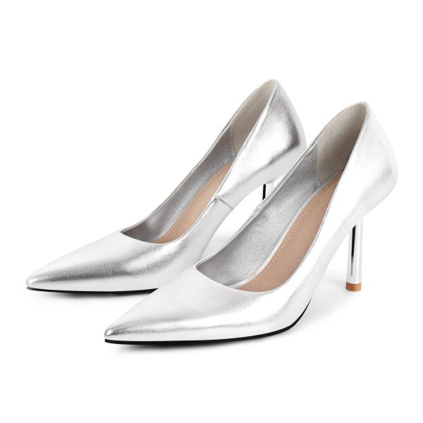 Onlymaker Pumps Multicolor Pointed Toe High Heels - Image 5