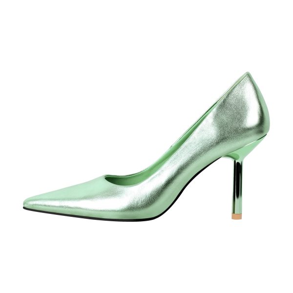 Onlymaker Pumps Multicolor Pointed Toe High Heels - Image 8