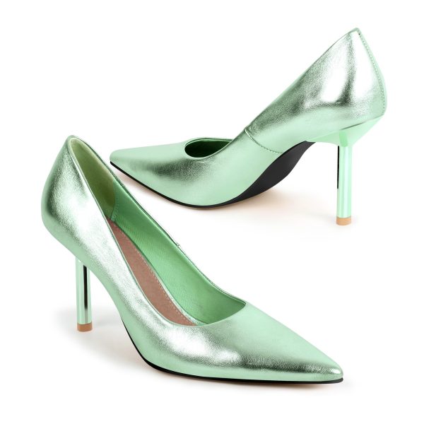 Onlymaker Pumps Multicolor Pointed Toe High Heels - Image 9