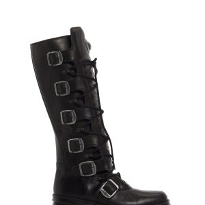M-WALL272-S1 Leather Knee High Boots