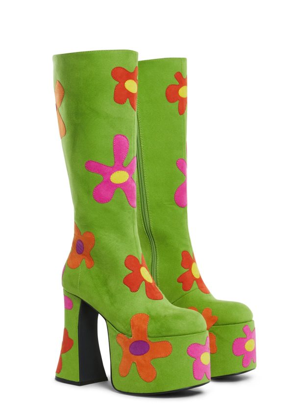 Retro Party Platform Boots - Image 3