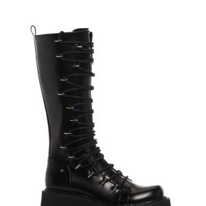 Glam Grit Knee High Boots