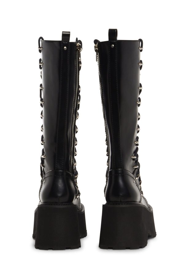 Glam Grit Knee High Boots - Image 4