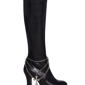 Wicked Descent Knee High Boots