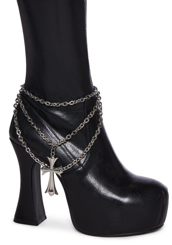 Wicked Descent Knee High Boots - Image 2