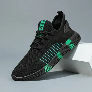 A Pair Of Mesh Sports Shoes Breathable Lightweight Fashionable
