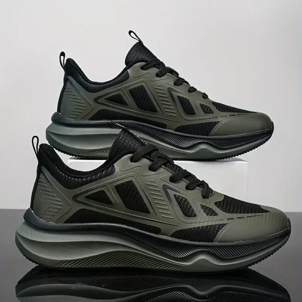 Breathable Low-Top Sports Shoes - Lightweight Fabric Upper & Durable Rubber Sole