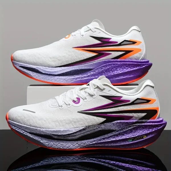 Professional Running Shoes Soft Sole Carbon Plate Shock Absorption Training Sports - Image 2